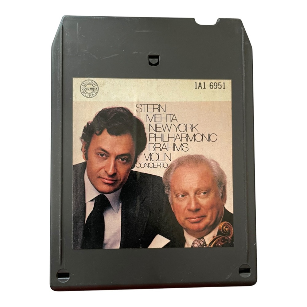 Brahms Violin Concerto Isaac Stern Zubin Mehta New York Philharmonic 8-Track
